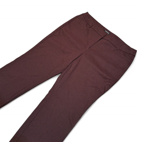 Roz & Ali - Burgundy Dress Trousers - Picture 2 of 5